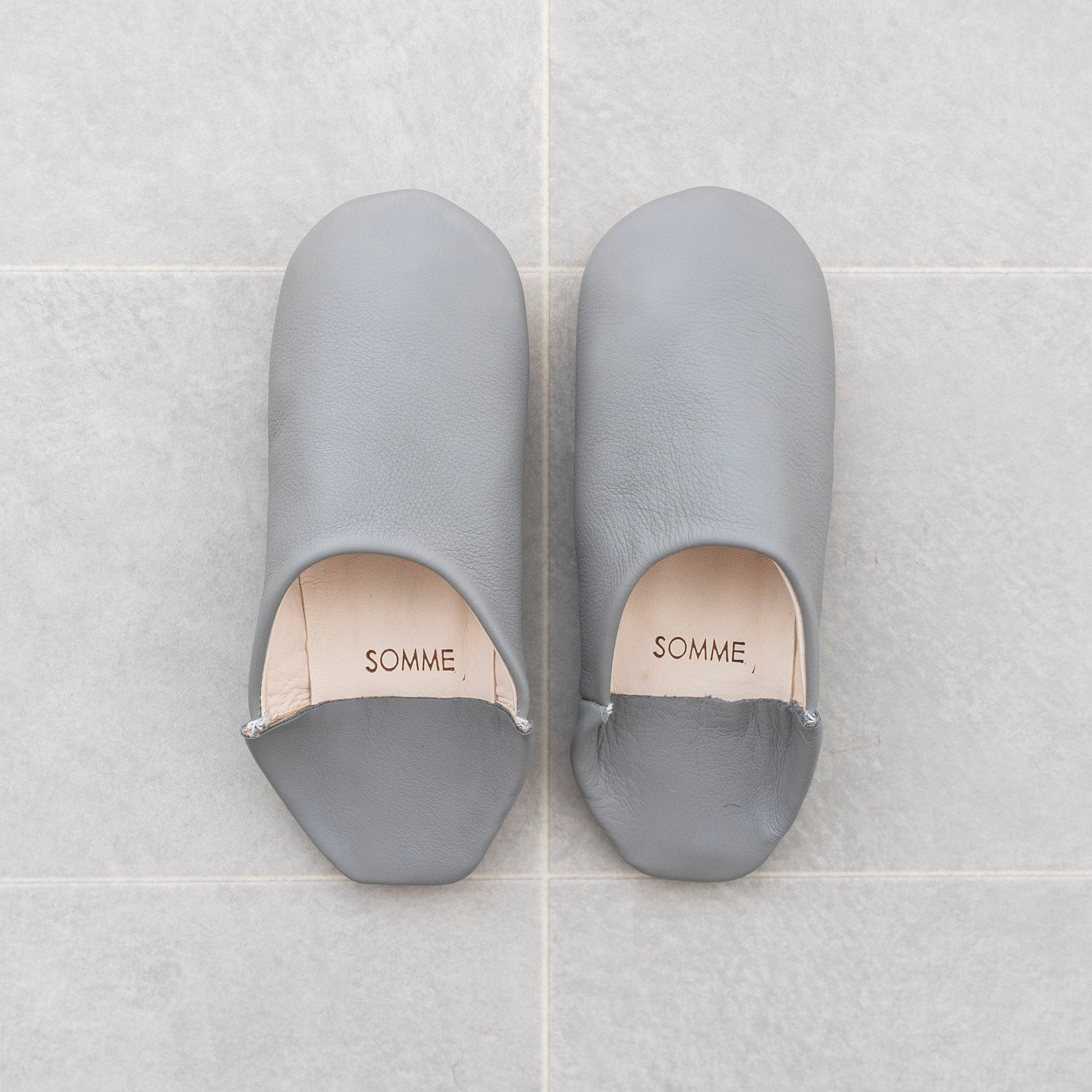 【OUTLET】SOMME / MODÈ バブーシュ "グレー”