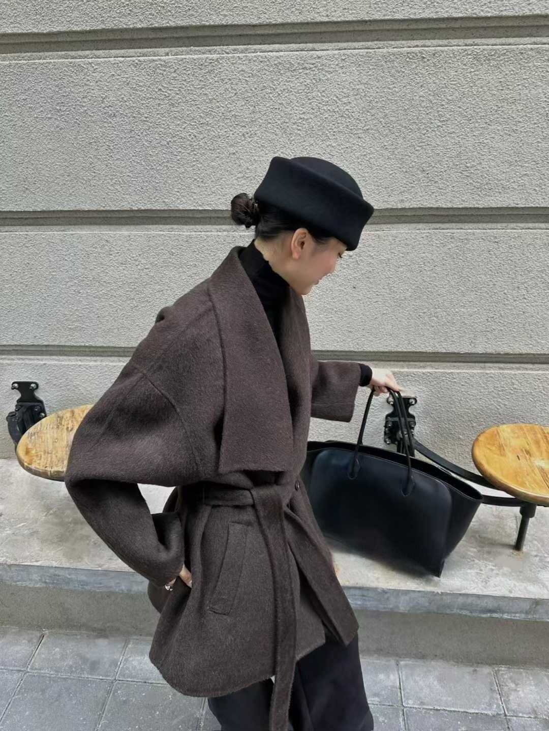 PURITY JAPAN ウールシルクヤク混ショートコート｜柔らかタッチ・上質