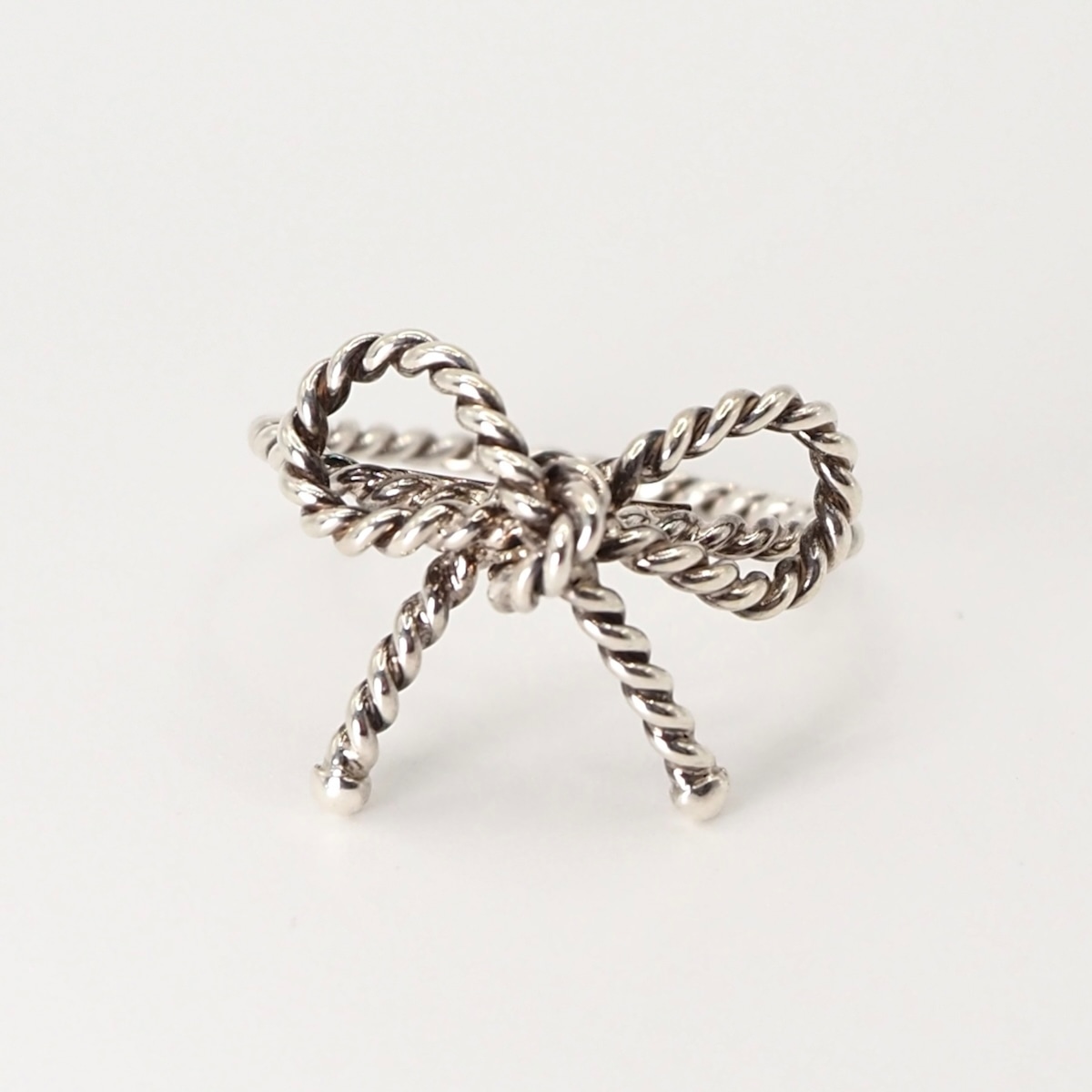 Tiffany&Co. 約11号 ツイスト リボン リング シルバー925 ティファニー 
