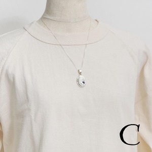 【INDIAN JEWELRY インディアンジュエリー】Navajo WHITE BUFFALO pendant Nila Johnson ナバホ ホワイトバッファローペンダント ニラ・ジョンソン作