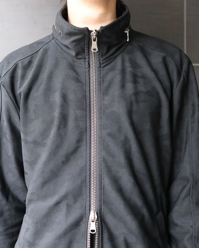 【junhashimoto】camouflage double zip blouson