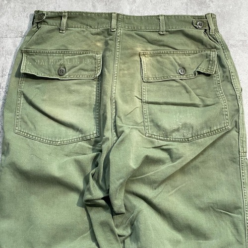 60s アメリカ軍 実物 OG107 初期型 ベイカーパンツ 1st w32 詳細写真13