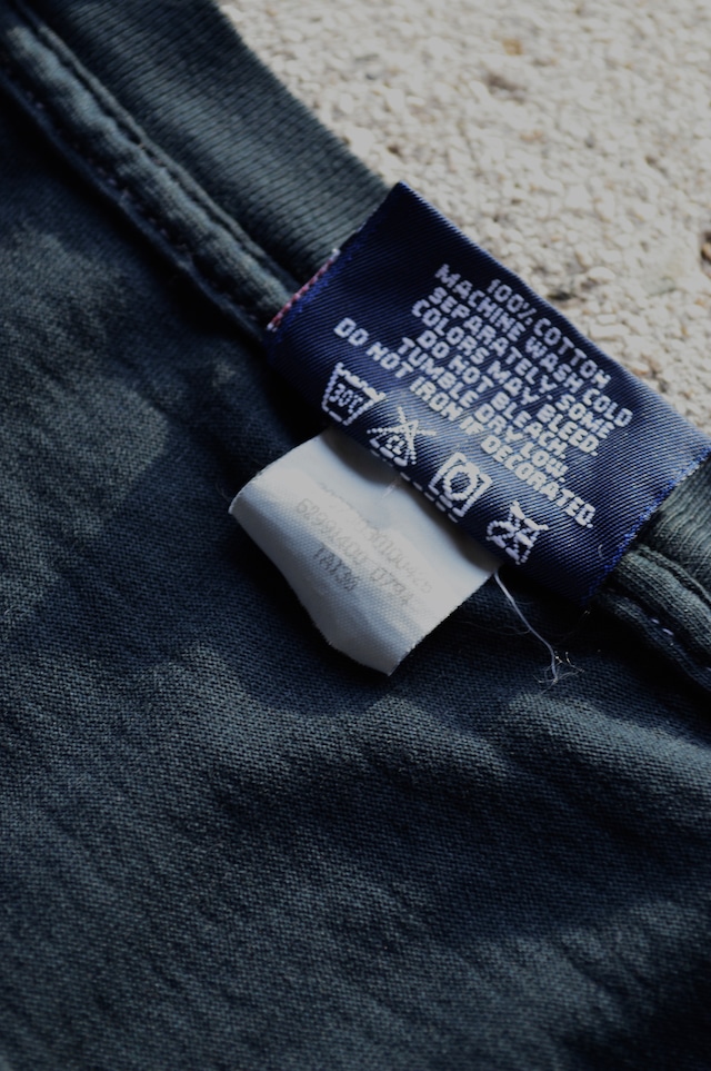 JANSPORT 90s Old Collage Tee made in USA "Custom Dyed Black" NCAA BIGTEN Michigan State Spartans USA製 ジャンスポーツ Tシャツ 黒染め ミシガンステート