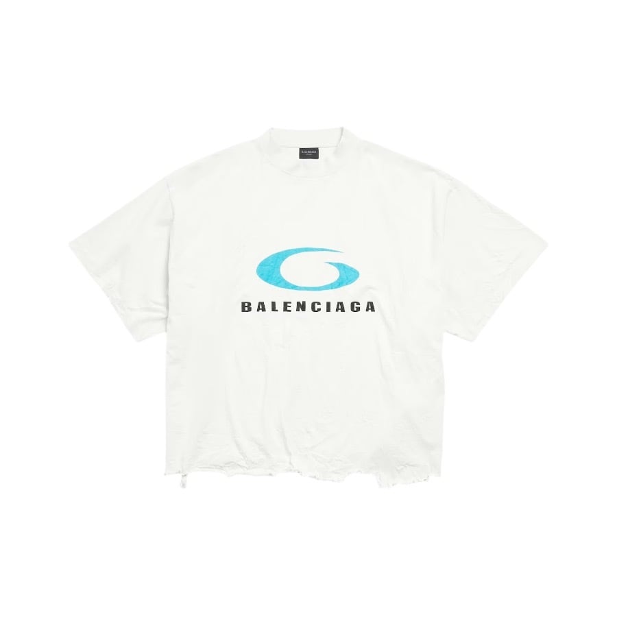 BALENCIAGA】S/S Cropped T-Shirt | AYIN