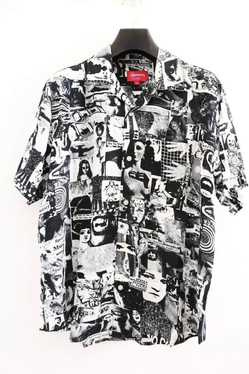 Supreme Vibrations Rayon Shirt 白 M 国内正規品