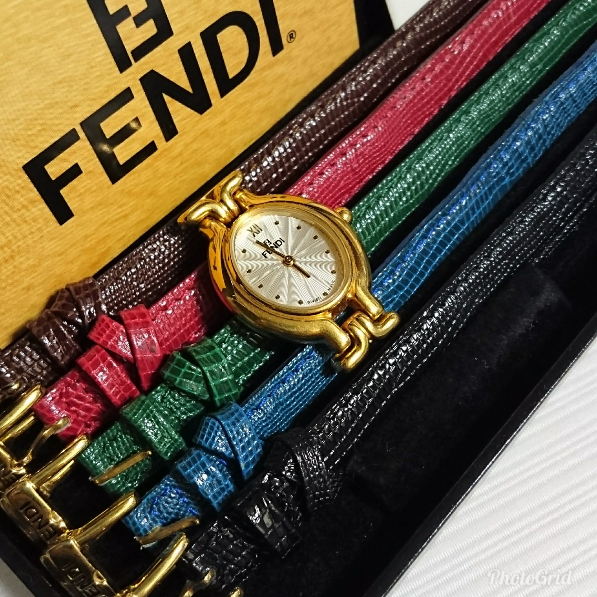 【極美品】FENDI フェンディ ６４０Ｌ　チェンジベルト　レディース腕時計