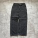 00s USA製 ブラック ダブルニー Carhartt B01 BLK w36