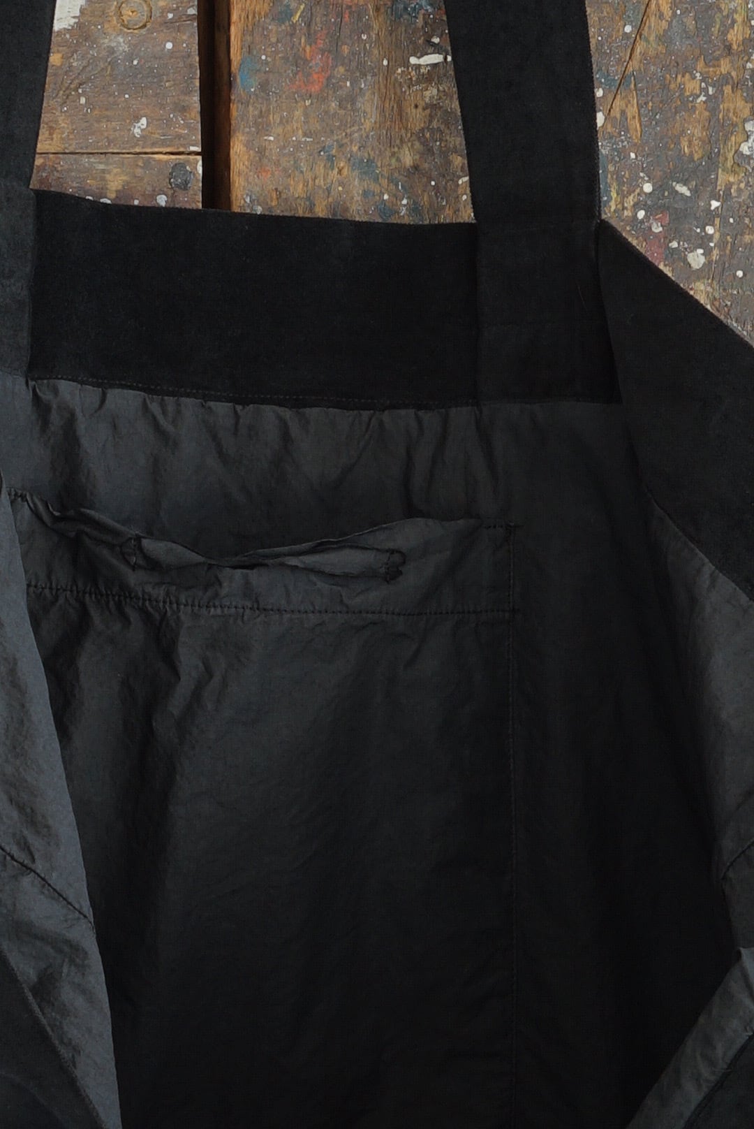 【レア・新品】ALBUM DI FAMIGLIA ショッピングバック ブラック ALBUM DI FAMIGLIA - VELVET BIG BAG / BLACK | Brownie