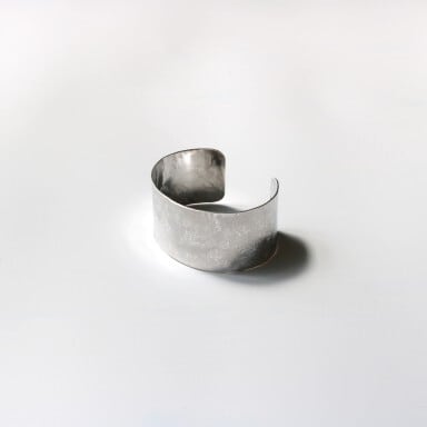 【じんべぇ】accessories mau 平打ち バングル 3cm accessories mau | 平打ち silver bangle 3cm | F・O・B STORE