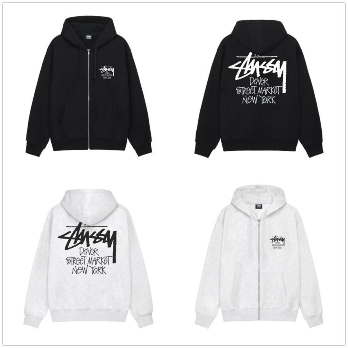 STUSSY STOCK DSM N.Y. ジップアップ パーカー | street＊style 