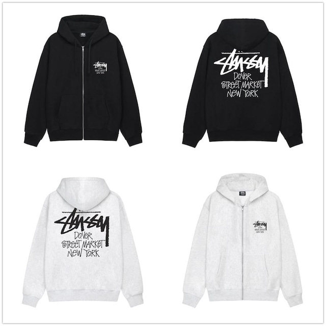STUSSY STOCK DSM N.Y. ジップアップ パーカー | street＊style
