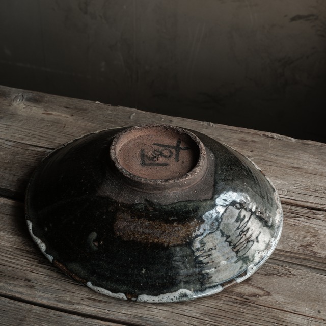 古物　堤焼大鉢