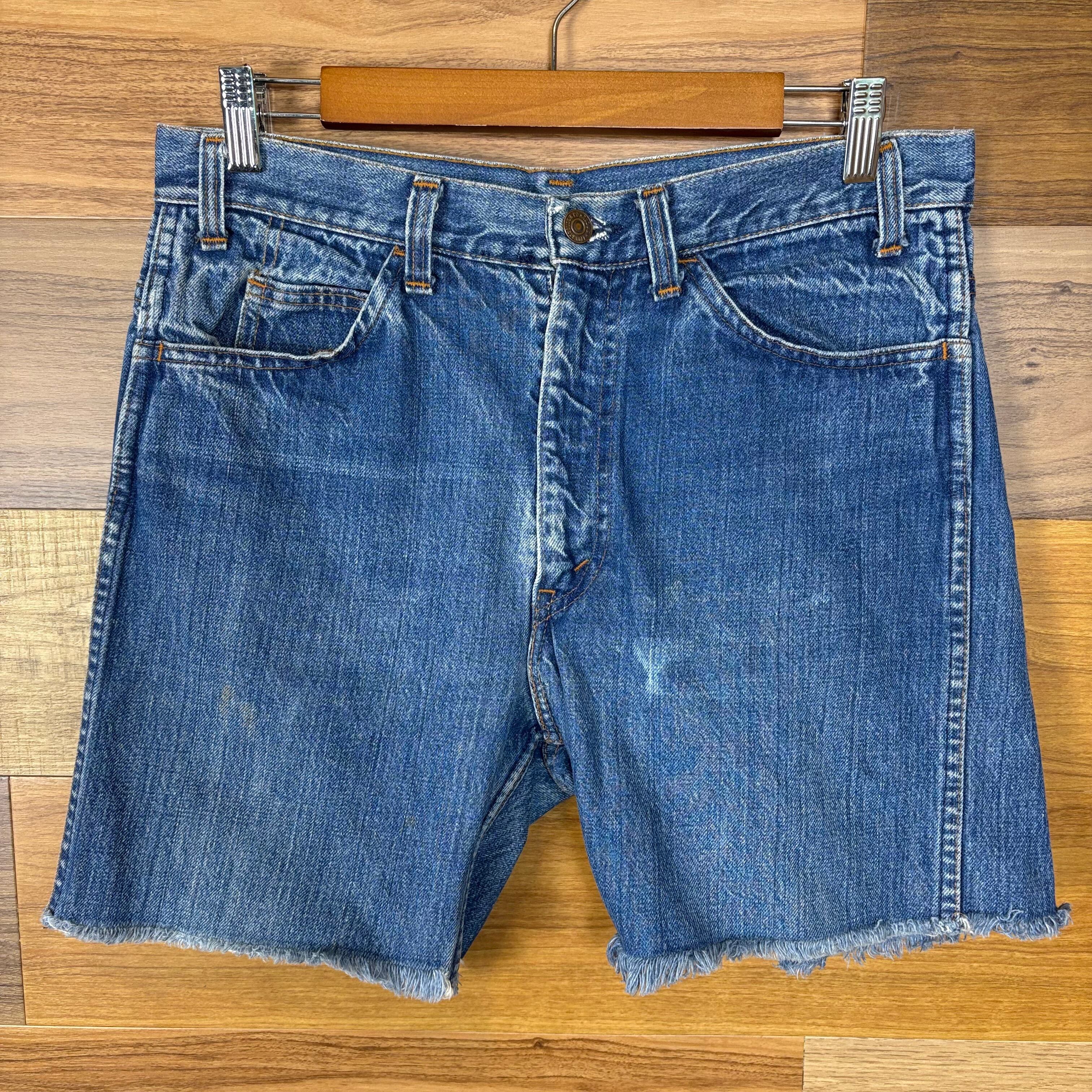 白タブ BIGE 70s Levi's リーバイス カットオフ デニム ショート 白タブ BIGE 70s Levi's リーバイス カットオフ デニム ショート