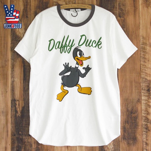 送料無料 JUNK FOOD ジャンクフード Daffy Duck ダフィーダック メンズ ゆったり Tシャツ