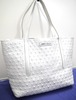 2018★JIMMY CHOO ジミーチュウ SOFIA ソフィア ミディアム A4対応男女可 エンボススター レザー トート バッグ 銀★ トート型の定番万能モデル♪