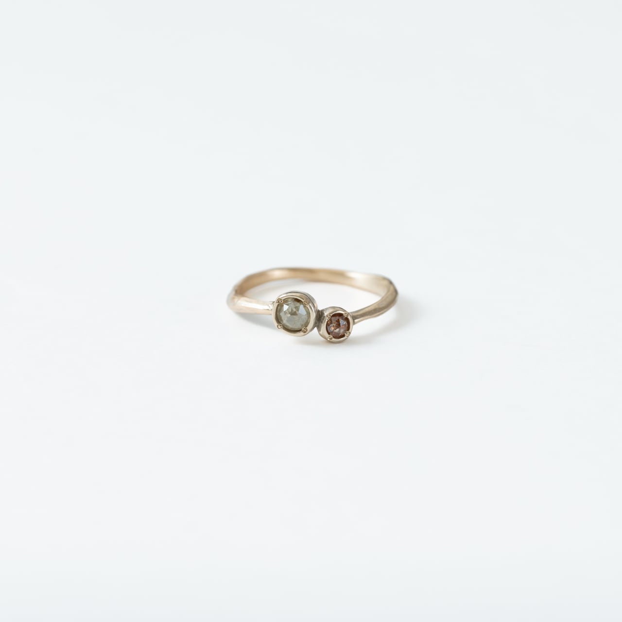 ローズカットダイヤモンドリング