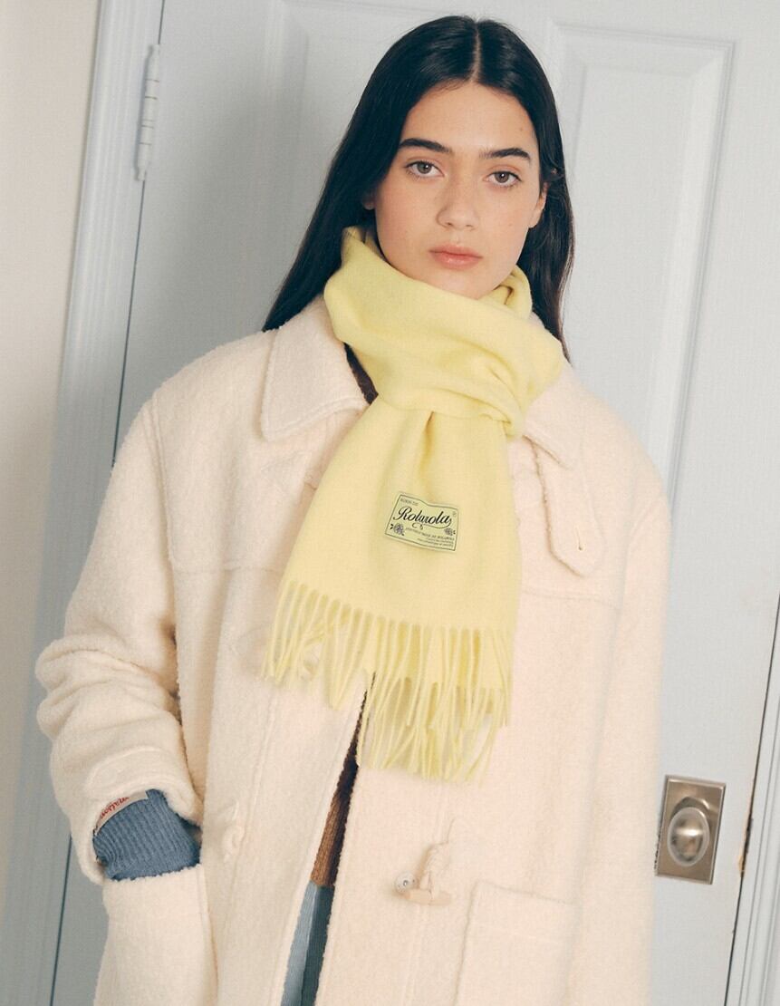 ☆Red Velvet ウェンディ 着用！！【ROLAROLA】DUFFLE HALF COAT IVORY