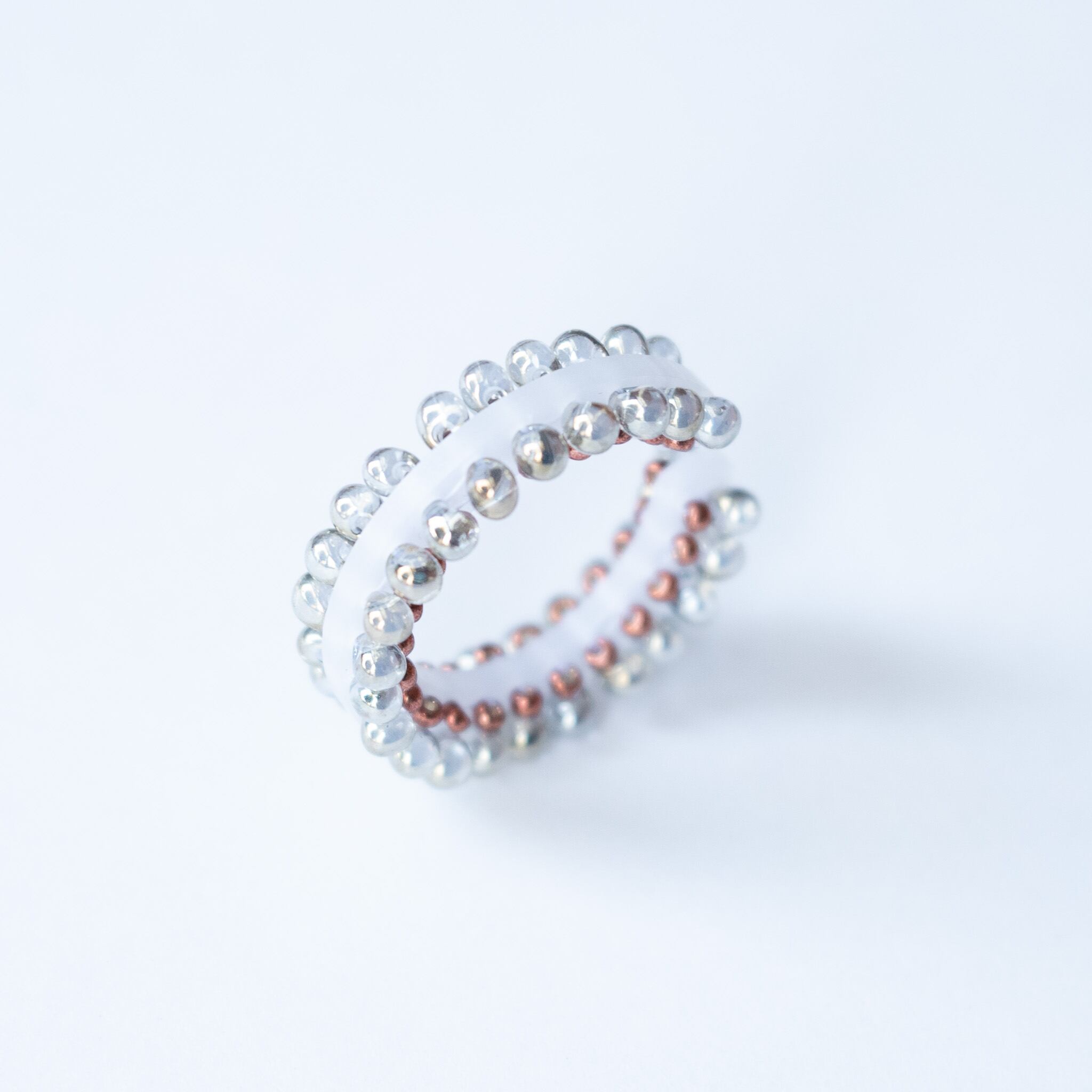 puzzle ring ear cuff L  [02]