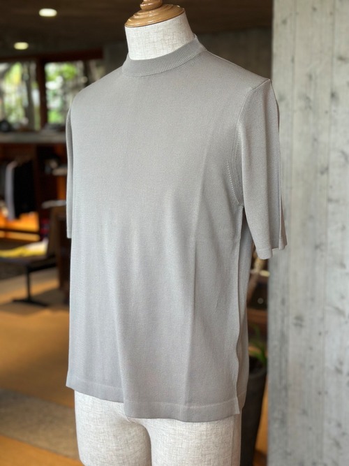 MORGANO　/　モックネックコットンニット