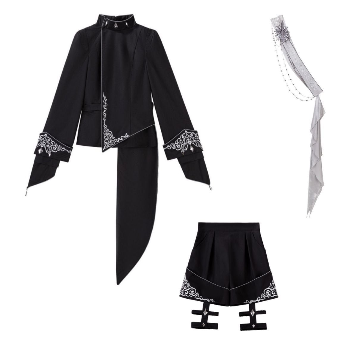 再値下げ❗️プリンス　セットアップ 黒曜石のプリンスゴシックセットアップ | Maiden's Rêve