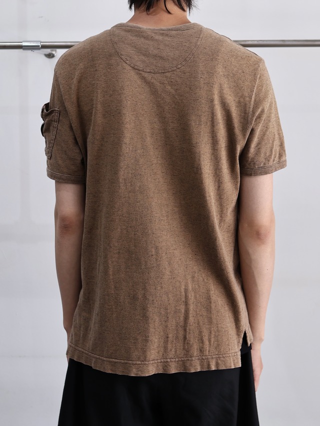 【Dolce&Gabbana】fade henley neck top