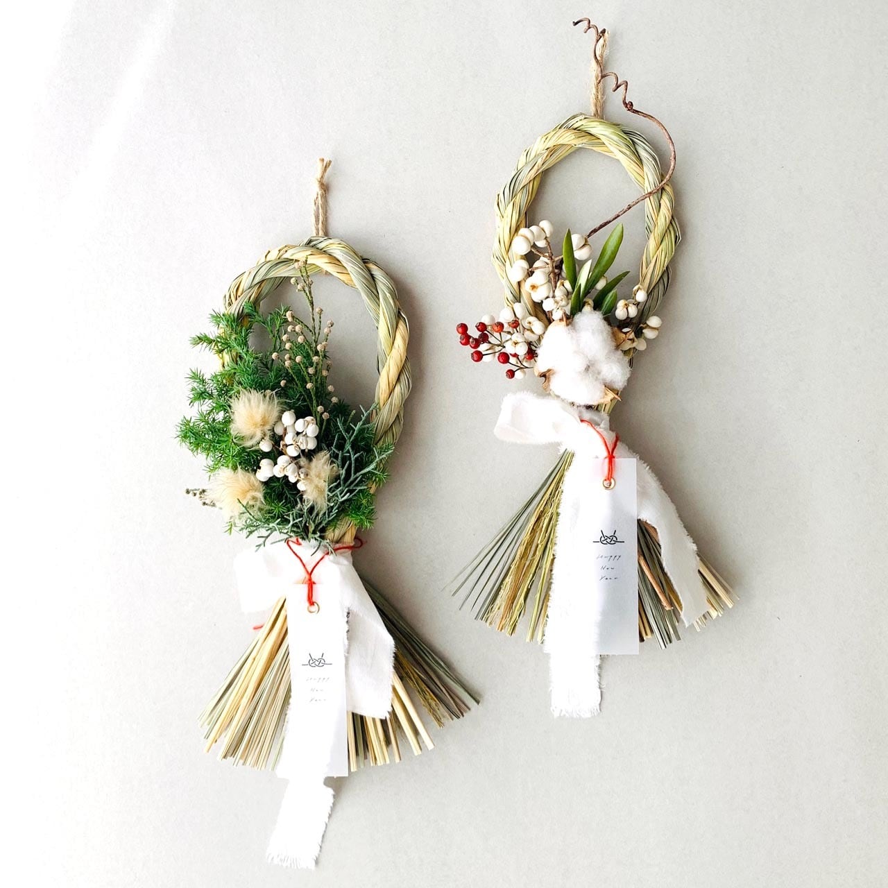 レモングラス香るしめ縄 | ドライフラワースワッグと布雑貨 | greenstitch