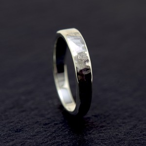 ◆受注製作 Bump Taper Ring 鎚目 / Silver ring / シルバーリング
