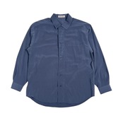 PIA SPORTS ピアスポーツ 刺繍 デザイン 長袖 シャツ 3/くすみネイビー系 メンズ