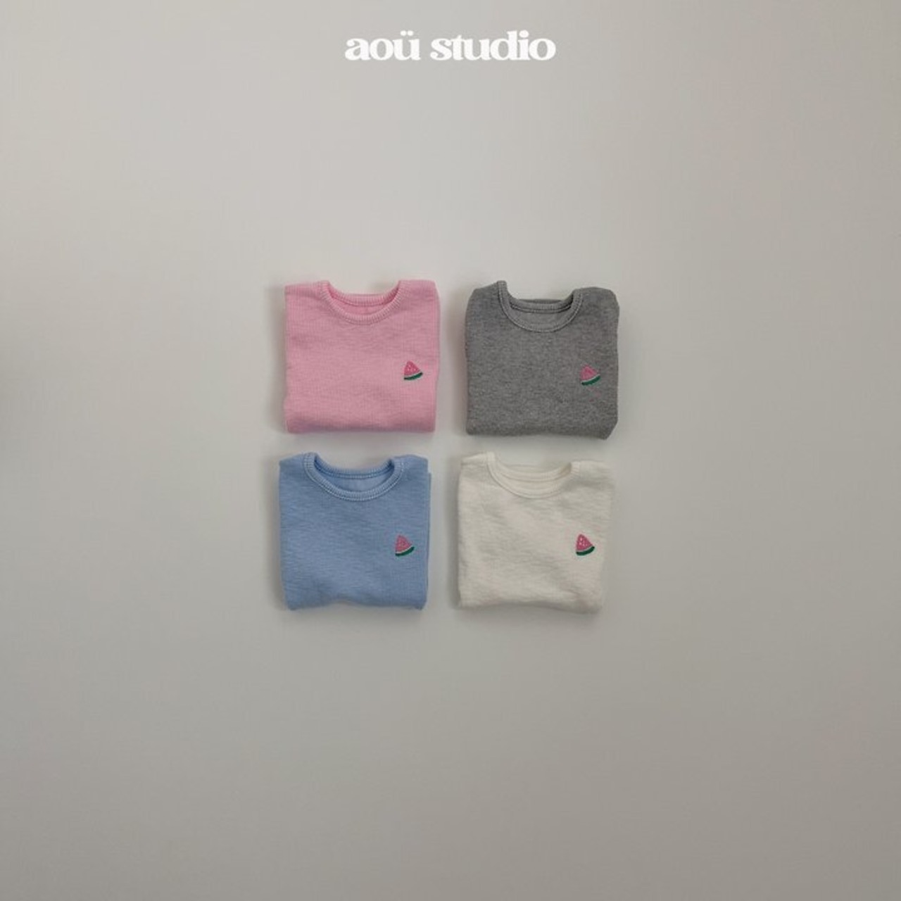 【在庫確保済】aou studio / スイカT / キッズ *L*