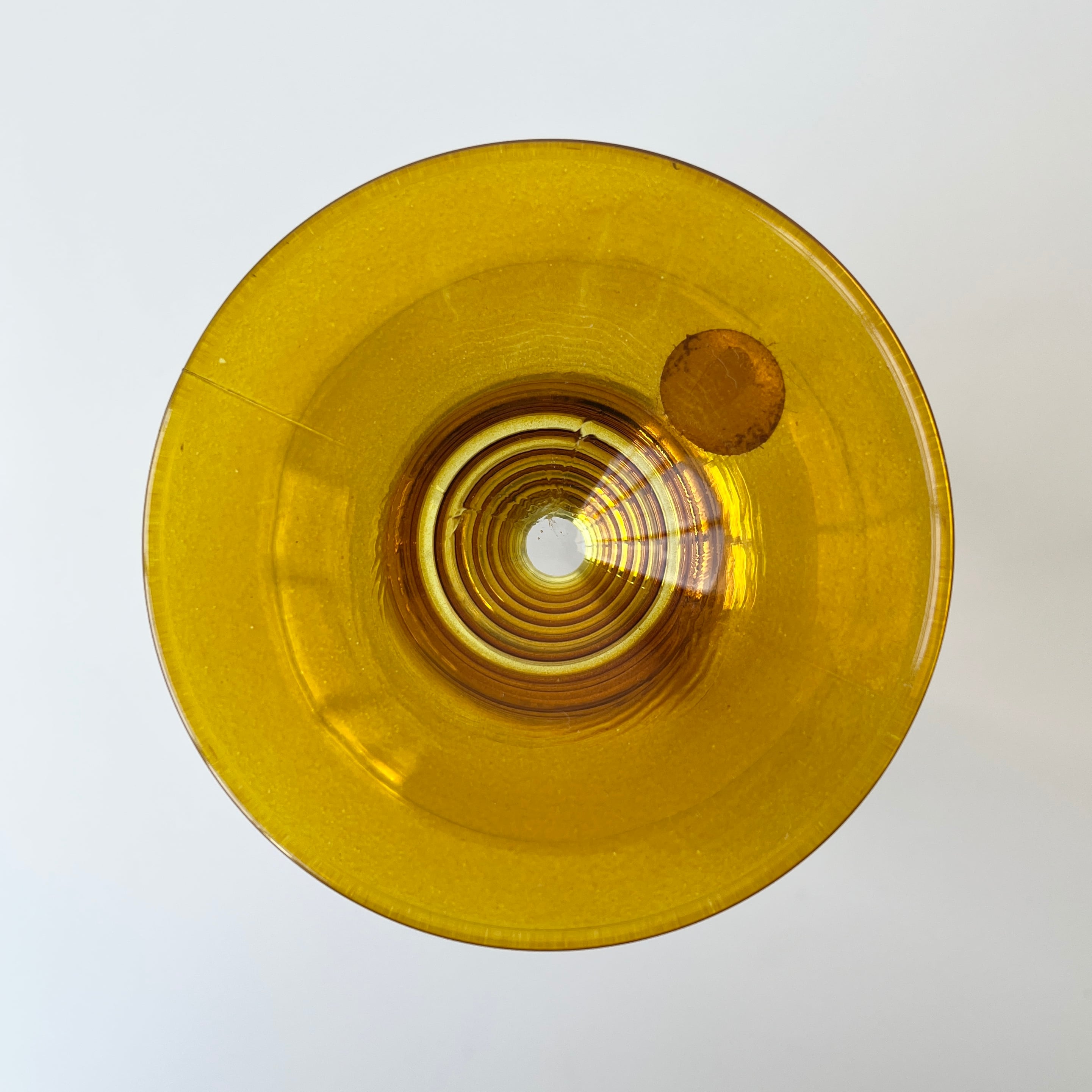 レーマーグラス　イエロー　切子　捻り足　ワイングラス　6客 ドイツ SCHOTT ZWIESEL製 レーマーグラス 6個セット ワイングラス