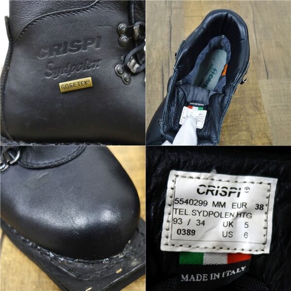 未使用 クリスピー CRISPI SYDPOLEN GTX テレマーク スキー レザー