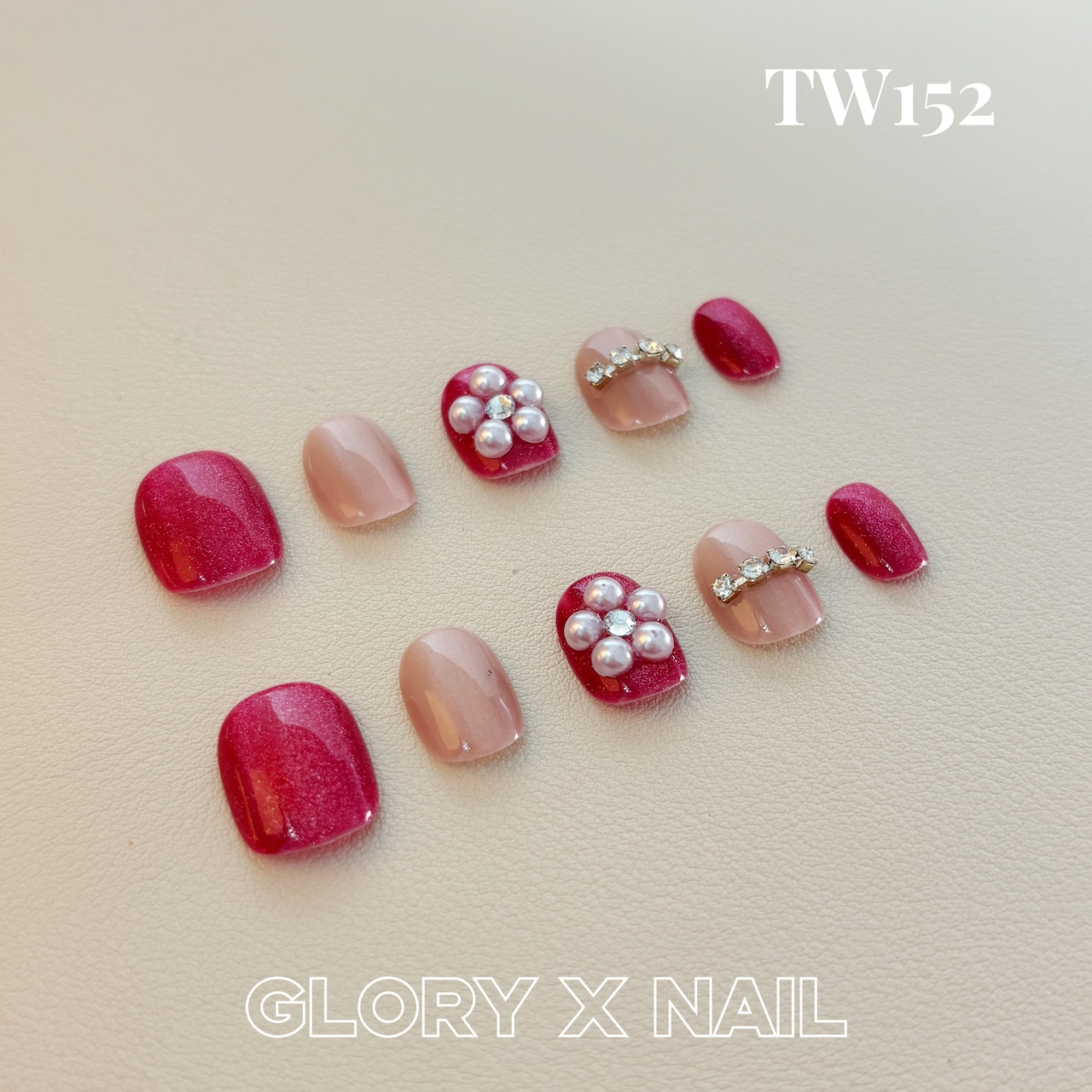 TW152 ネイルチップ サイズXS/S/M