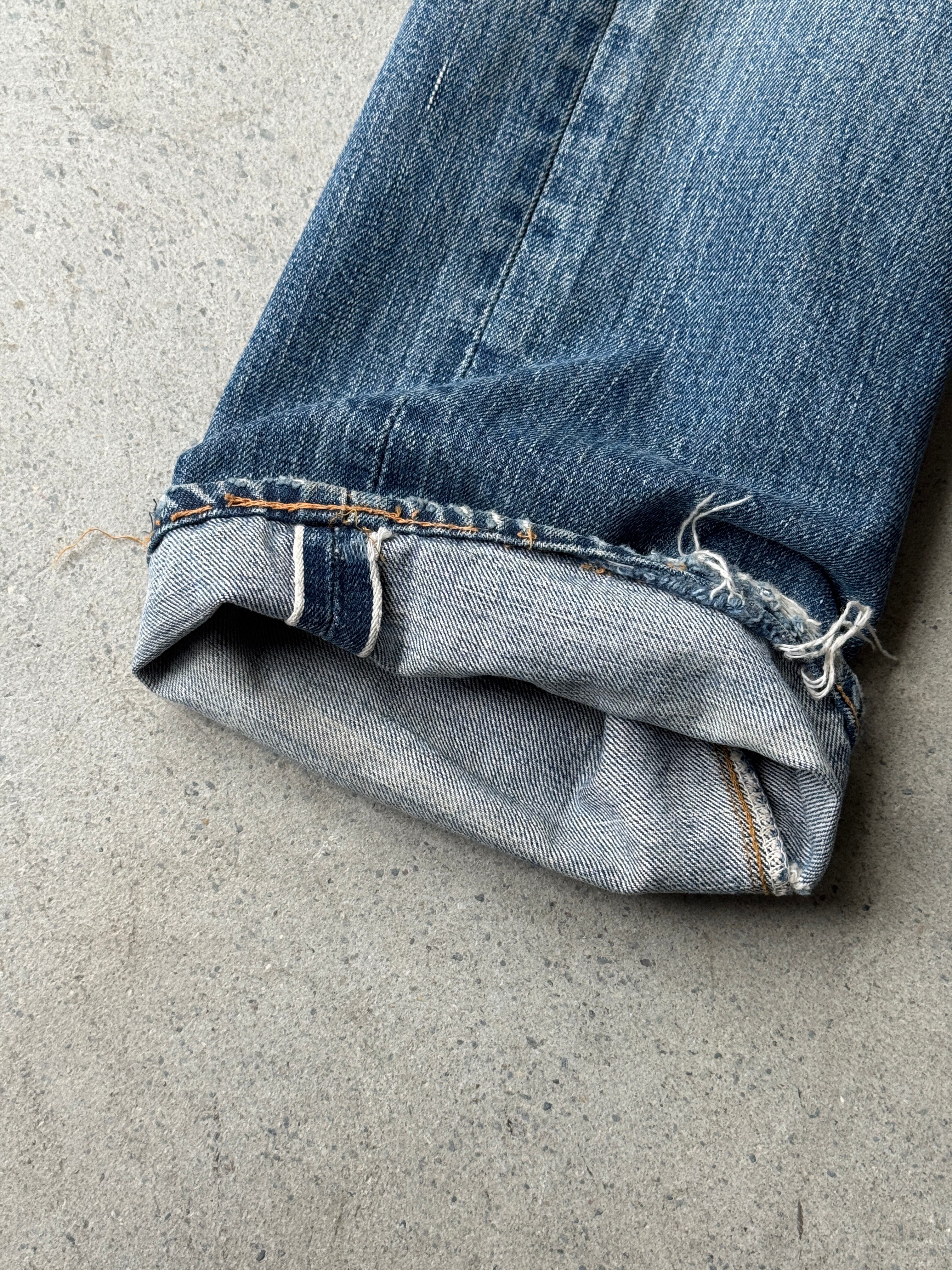 70's Vintage Levi's 501 66 Single Patchwork Denim Jeans | KLIPP