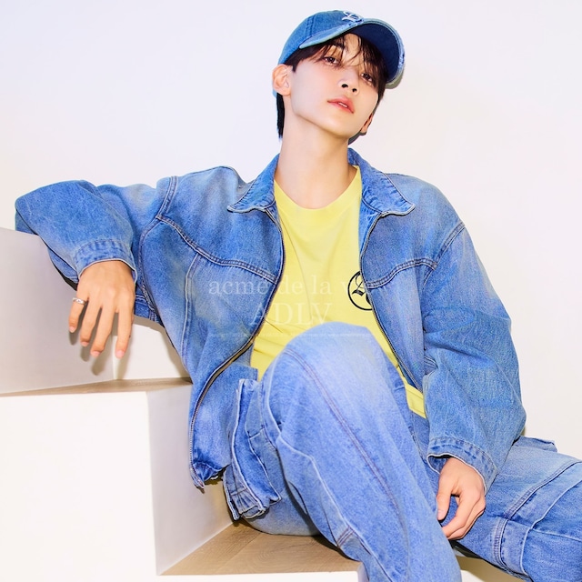 [ADLV] NEW SYMBOL LOGO BLOUSON SET UP DENIM JACKET BLUE With JEONGHAN 正規品 韓国ブランド 韓国ファッション 韓国代行 韓国通販 ACME DE LA VIE アクメドラビ 日本