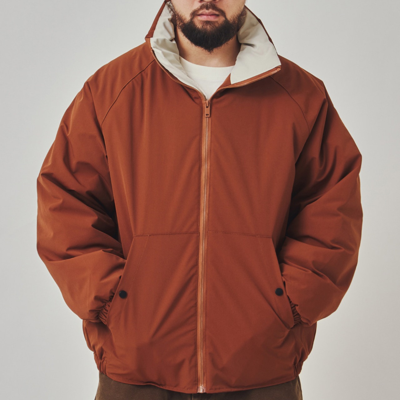 ツートーン スタンドカラーパフブルゾン K5575 - 2