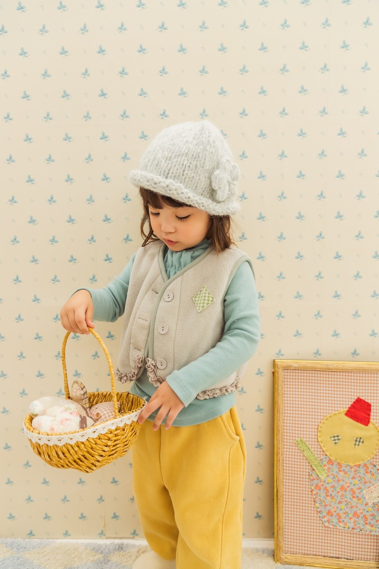 ミルクパウダー / milkpowder / すももパンツ / 韓国子供服 / キッズ / 26winter〖取寄〗*XS~JS*