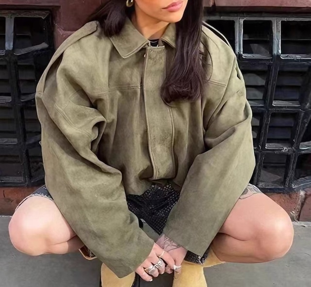 単品売り スエード セットアップ ジャケット ショートパンツ ミニスカート 上下 レディース スカート トップス パンツ ボトムス アウター 上着 ミニ 膝上 長袖 Aライン ファスナー ポケット ハイウエスト 前開き スウェード かわいい 大人可愛い シンプル カジュアル おしゃれ かっこいい レトロ メンズライク ボーイッシュ ルーズ 無地 春 秋 冬 ママ 通勤 学生 学校 通学 デート お出かけ 旅行 公園 女子会 休日 重ね着 普段使い 着回し S M L ゆったり 黒 ブラック オフホワイト