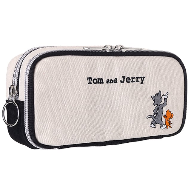Z25283】トム＆ジェリー刺繍多機能ポーチ（後ろ向き） | AXCIS