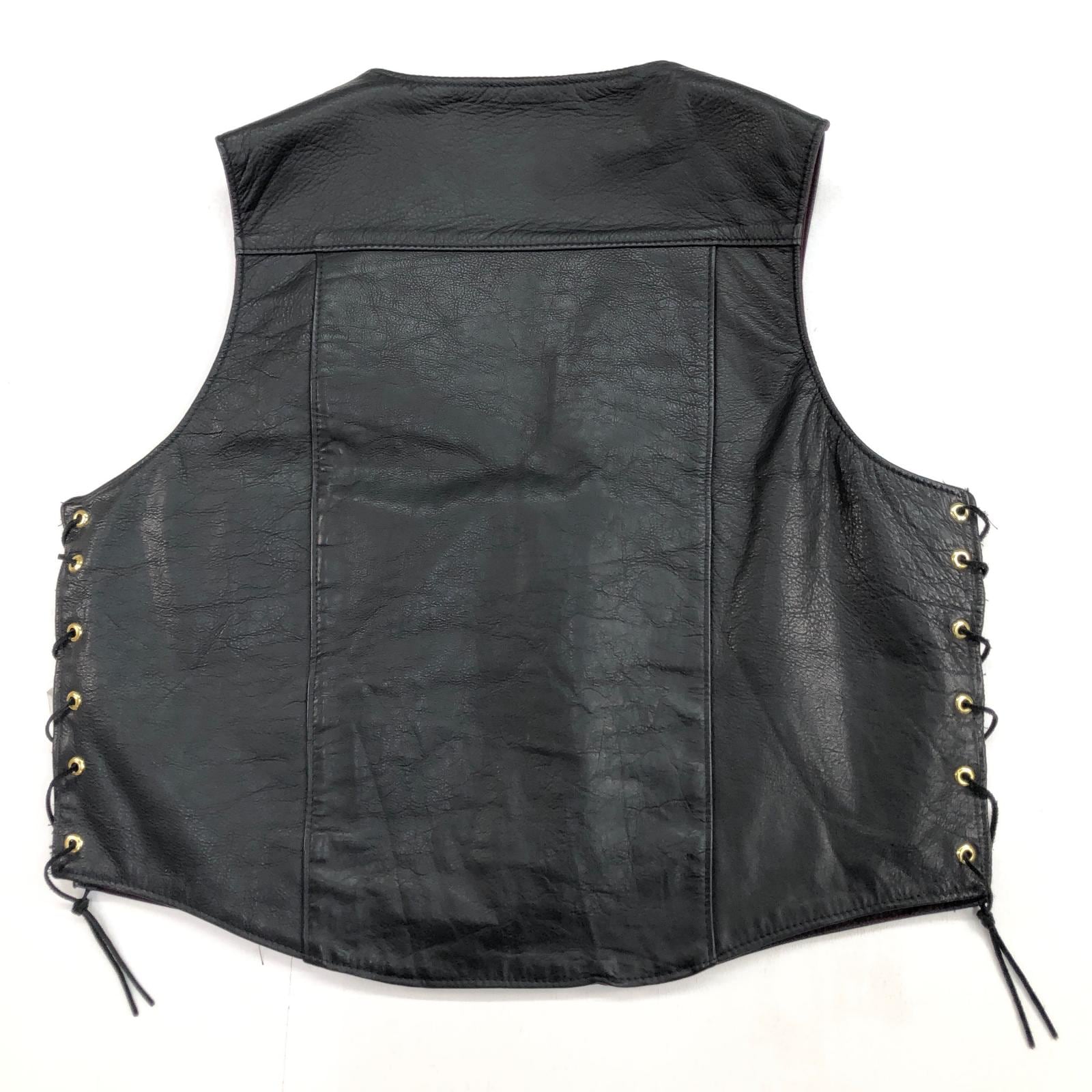 SCHOTT ショット 80- 90年代 USA製 レザーベスト ライダースベスト
