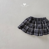 【取寄】LALALAND (Kids)イブチェックスカート|秋服|韓国子供服| 26/SM