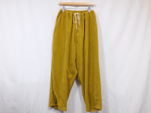 在庫有りMarvine Pontiak shirt makers”Pajama Pants 2 MUSTARD”