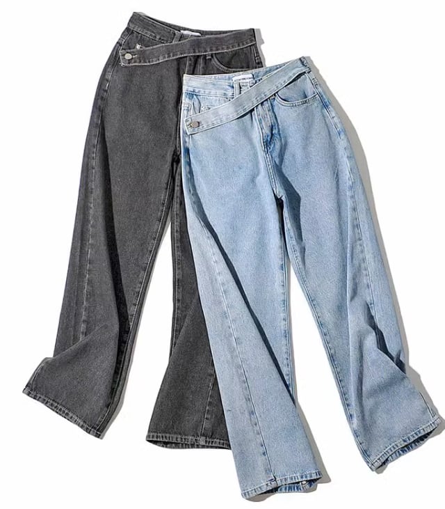 ボトムス パンツ Gパン ズボン デニムパンツ ロング ロング丈 細身 ストレート ハイウエスト シンプル カジュアル おしゃれ お洒落 かっこいい レトロ ボーイッシュ クール 無地 オールシーズン レディース 女性用 ママ デート お出かけ 公園デビュー 女子会 休日 アウトドア イベント 普段使い ファッション コーデ スタイル サイズ XS S M L 黒 ブラック 青 ブルー