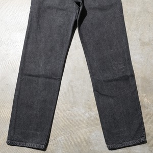 美品 30×30 USA 93年 Levi’s 501 先染め ブラック デニム パンツ