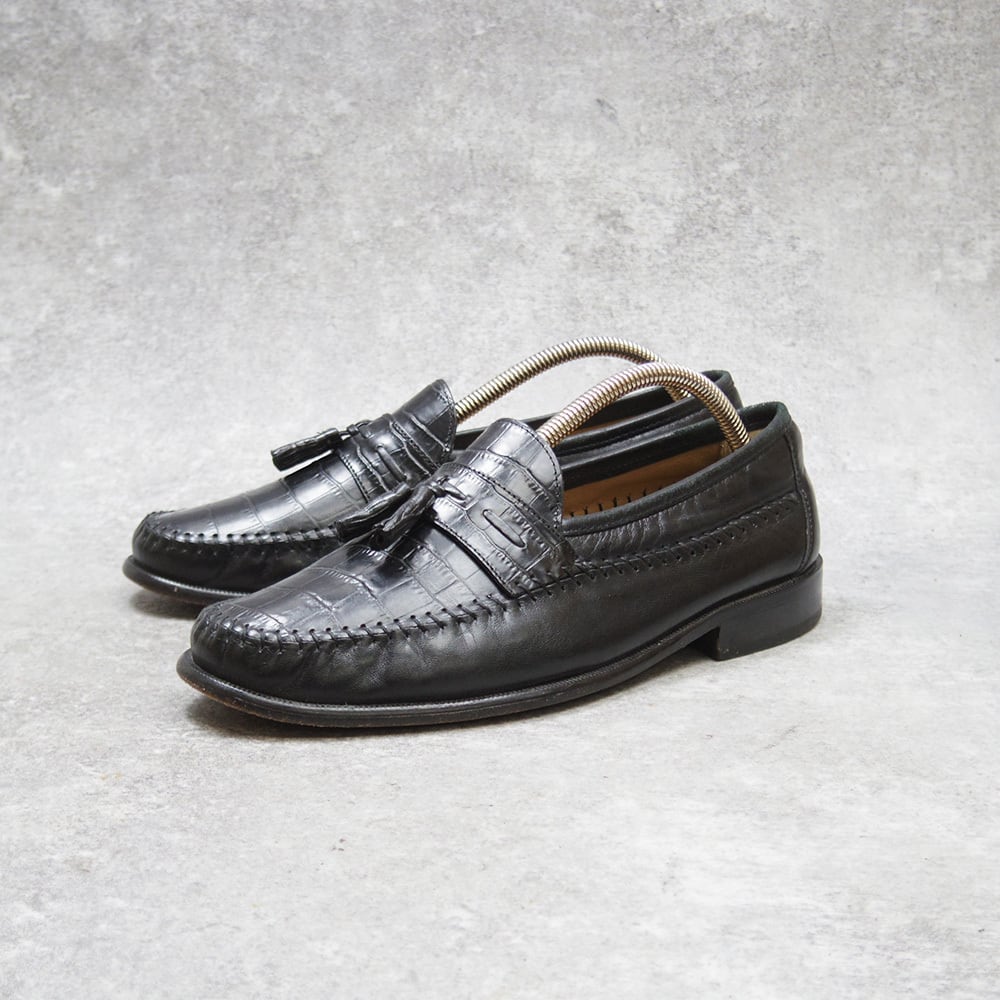 30cm Florsheim フローシャイム ロングウィングチップ ブラック