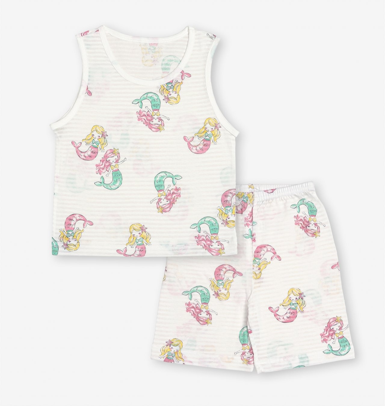 [Mellisse] Sleeveless top jacquard undergarment (Marine Princess) / [멜리스] 민소매자가드내의(마린공주)