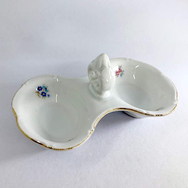 陶器の薬味入れ　 調味料入れ　チェコ製 12TWbk24