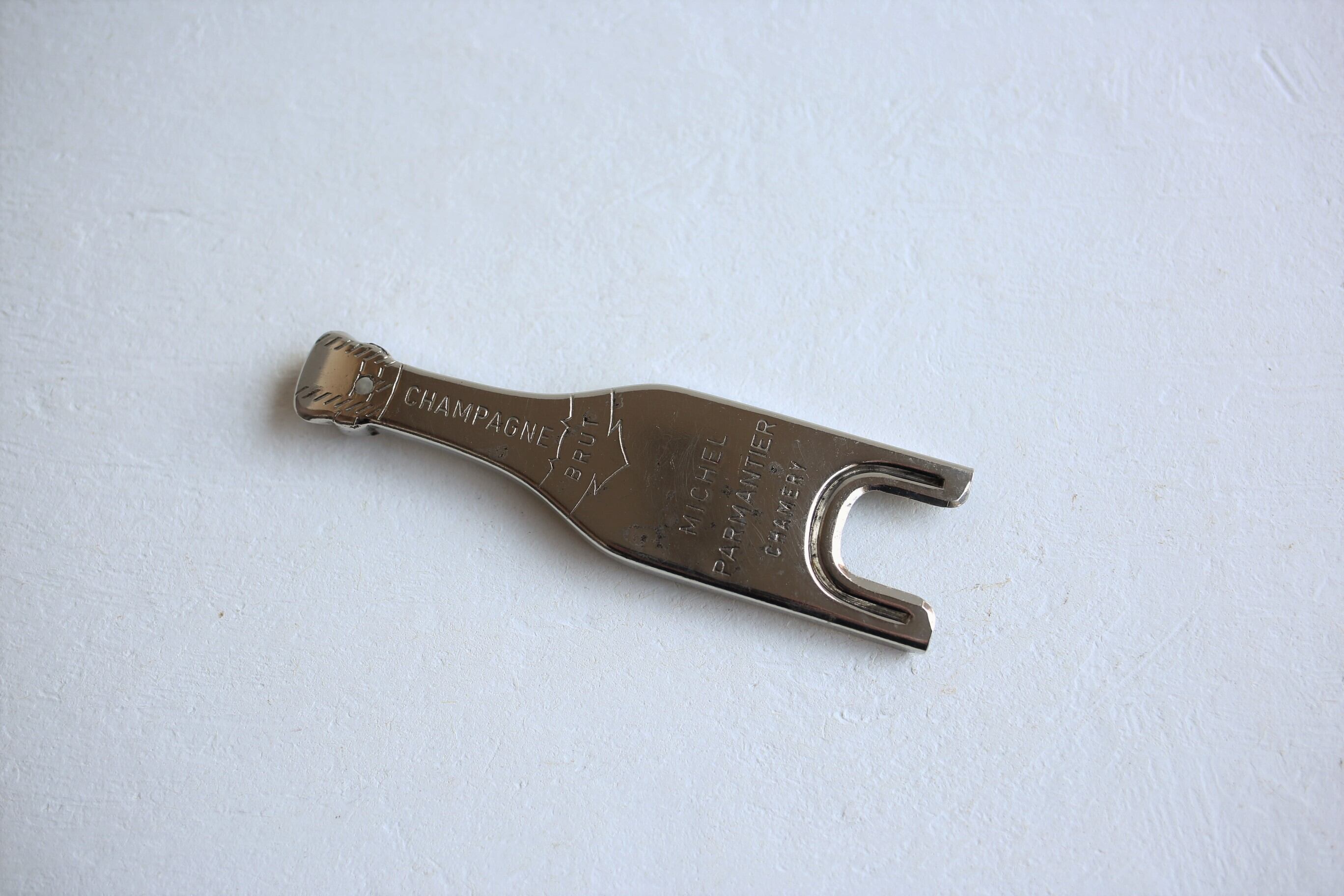 フランス アンティーク ヴィンテージ 『CHAMPAGNE MICHEL PARMANTIER』 栓抜き N-01558