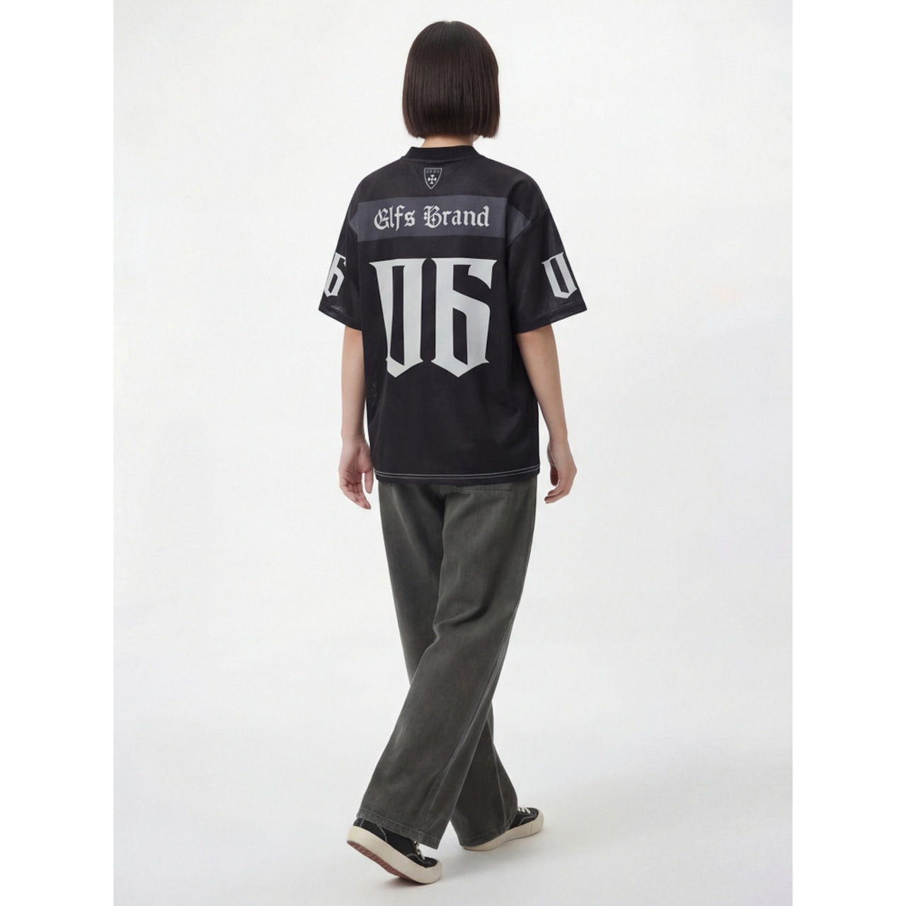 VINTAGE ストリート アニメVネック スポーツTシャツ T2177