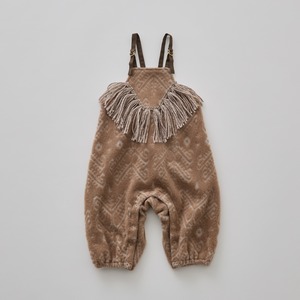 【即納/送料無料】eLfinFolk / Snow Jacquard Rompers / brown