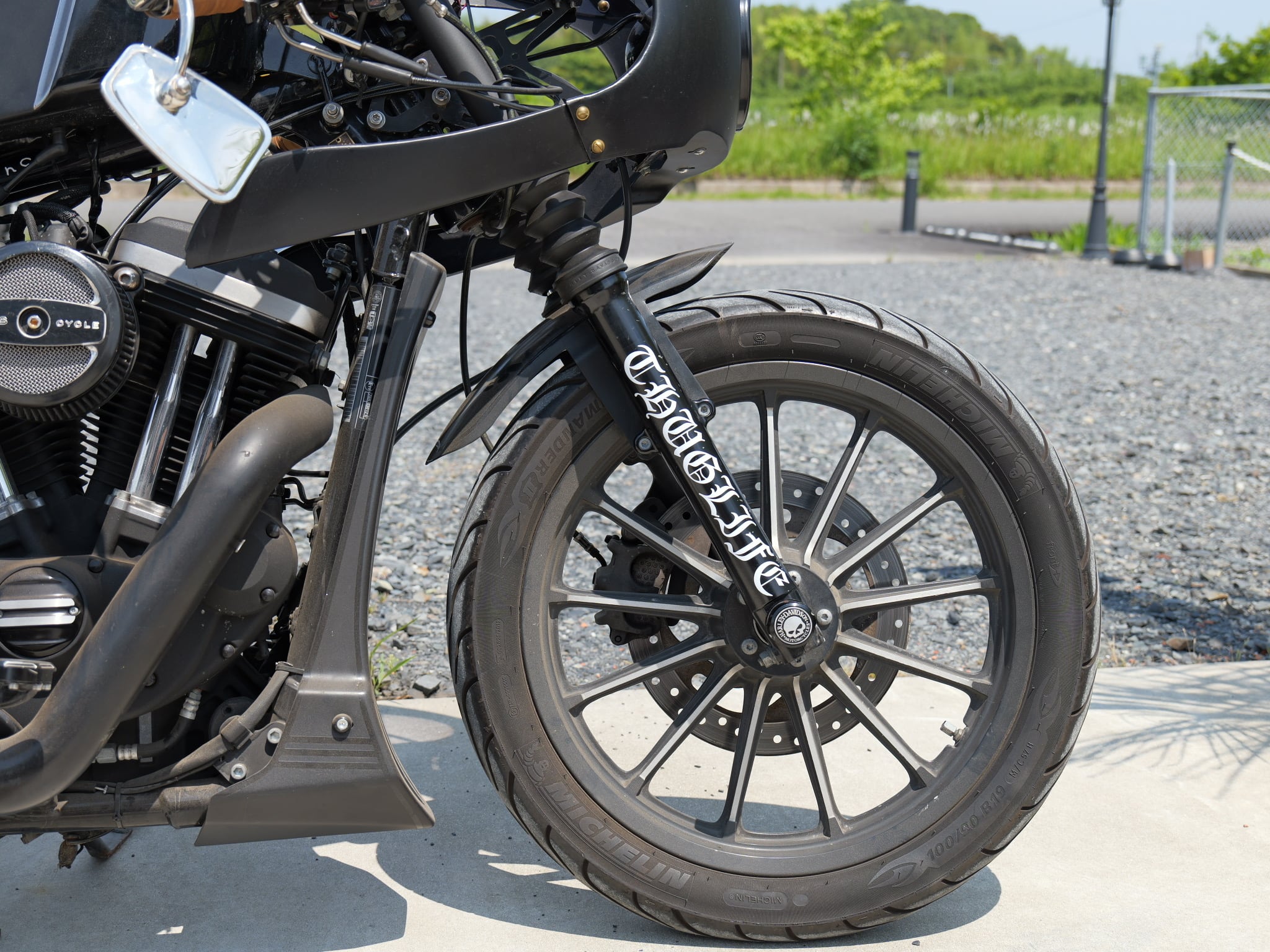 ジョッキーシフトノブ　iron rose ハーレーダビットソン　chopper ジョッキーシフトノブ iron rose ハーレーダビットソン chopper